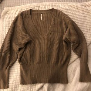 Free People Ribbed Sweater
